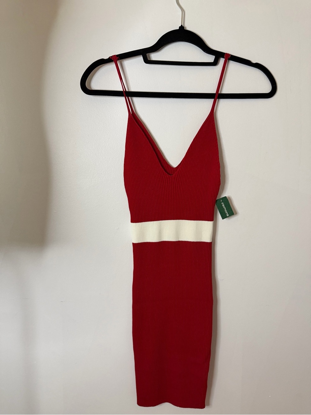 SIMONS | NWT HOT & DELICIOUS RIBBED MIDI DRESS